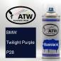 Preview: BMW, Twilight Purple, P28: 400ml Sprühdose, von ATW Autoteile West.
